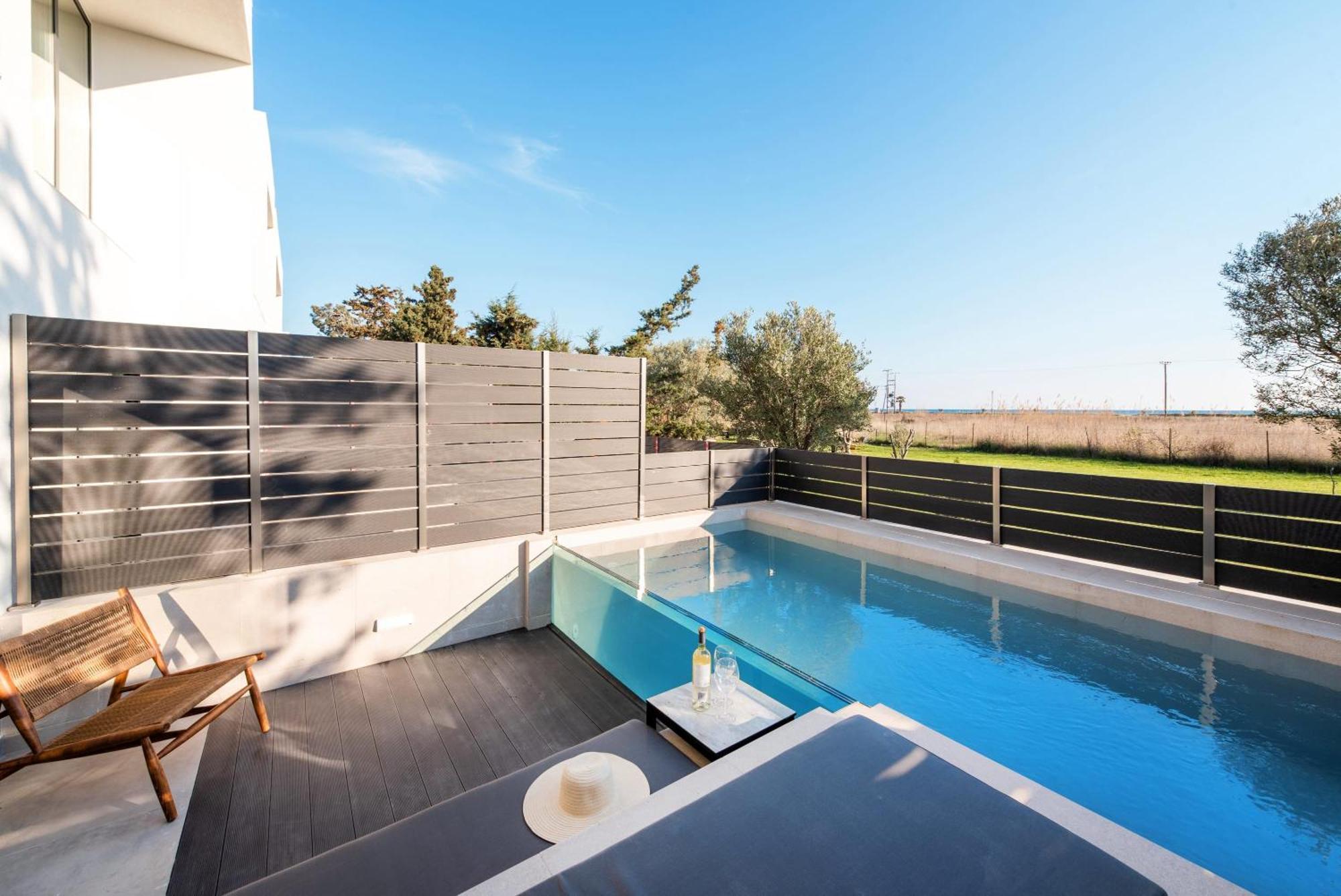 Serene Villas Halkidiki - Cfront Private Pool Nea Irakleia Exteriör bild