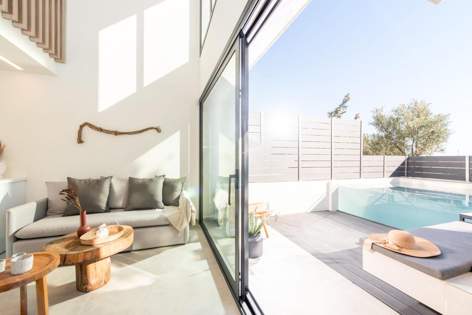 Serene Villas Halkidiki - Cfront Private Pool Nea Irakleia Exteriör bild